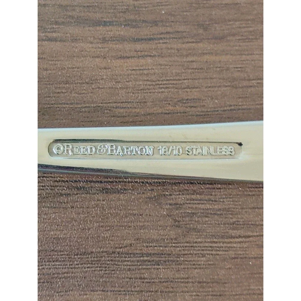 Reed & Barton Casserole Spoon Brighton Stainless 18/10 Silverware Flatware